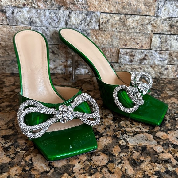 Mach & Mach Double Bow slide sandal - Picture 3 of 10